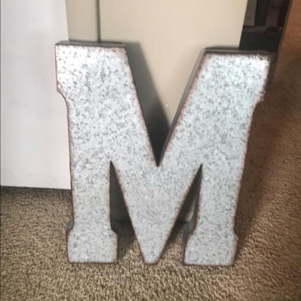 Letter M decor